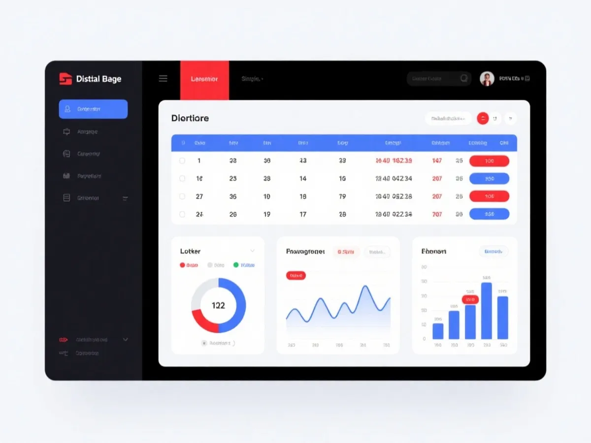 開獎結果與數據統計介面示意圖